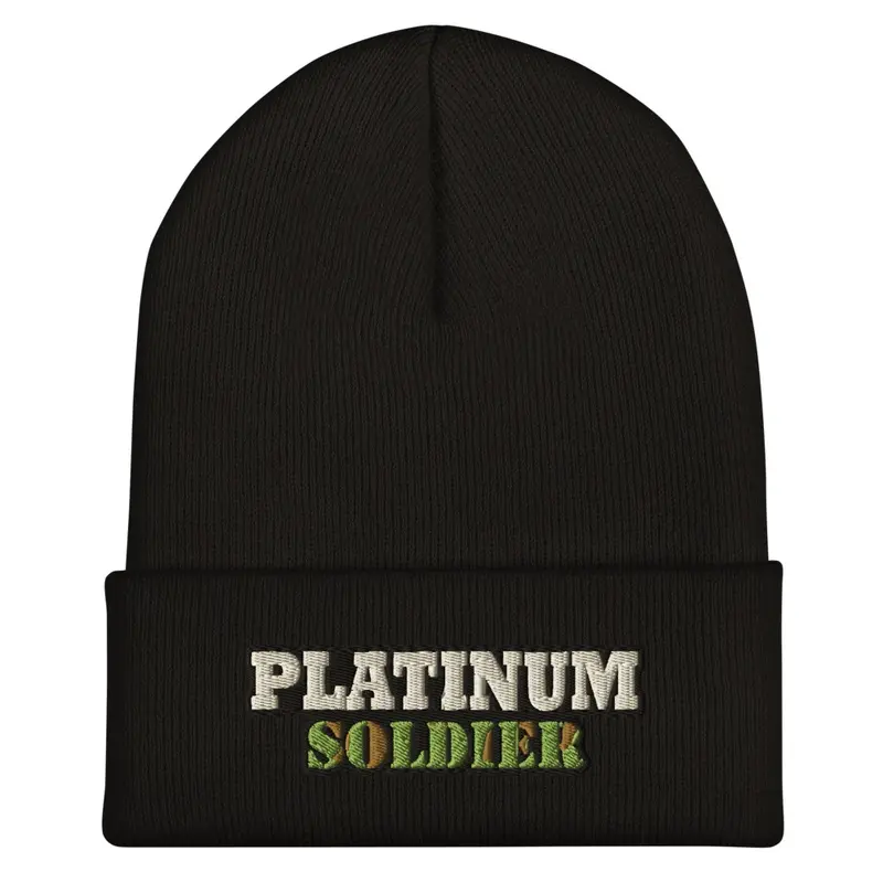 PLATINUM SOLDIER LOGO BEANIE